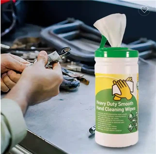 Drhne ubrousky na ruce