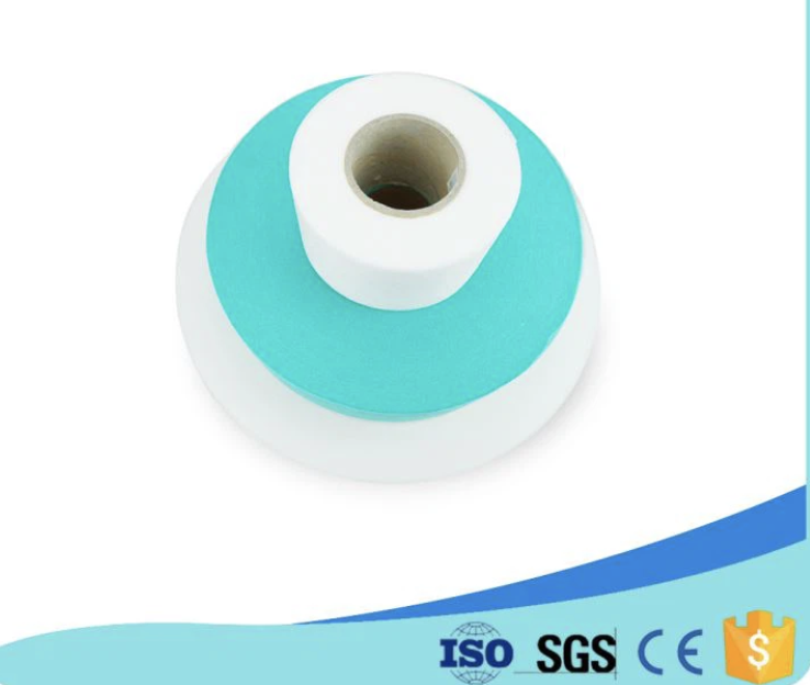 Světle zelená Světle modrá Barva Akviziční vrstva Role netkané látky Surovina pro hygienické vložky ADL